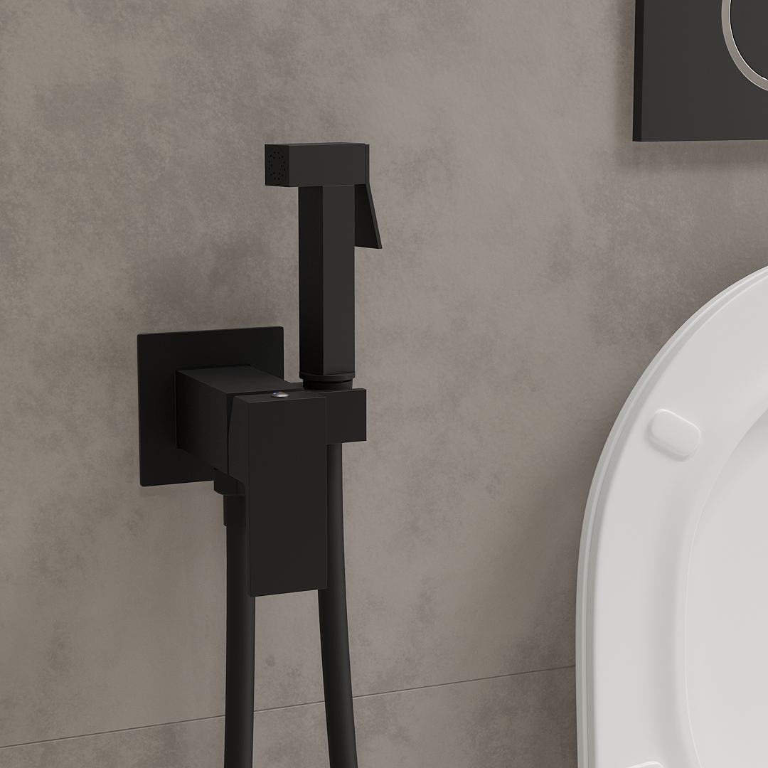 Смеситель встраиваемый Roxen Caspia 500960-B с гигиеническим душем