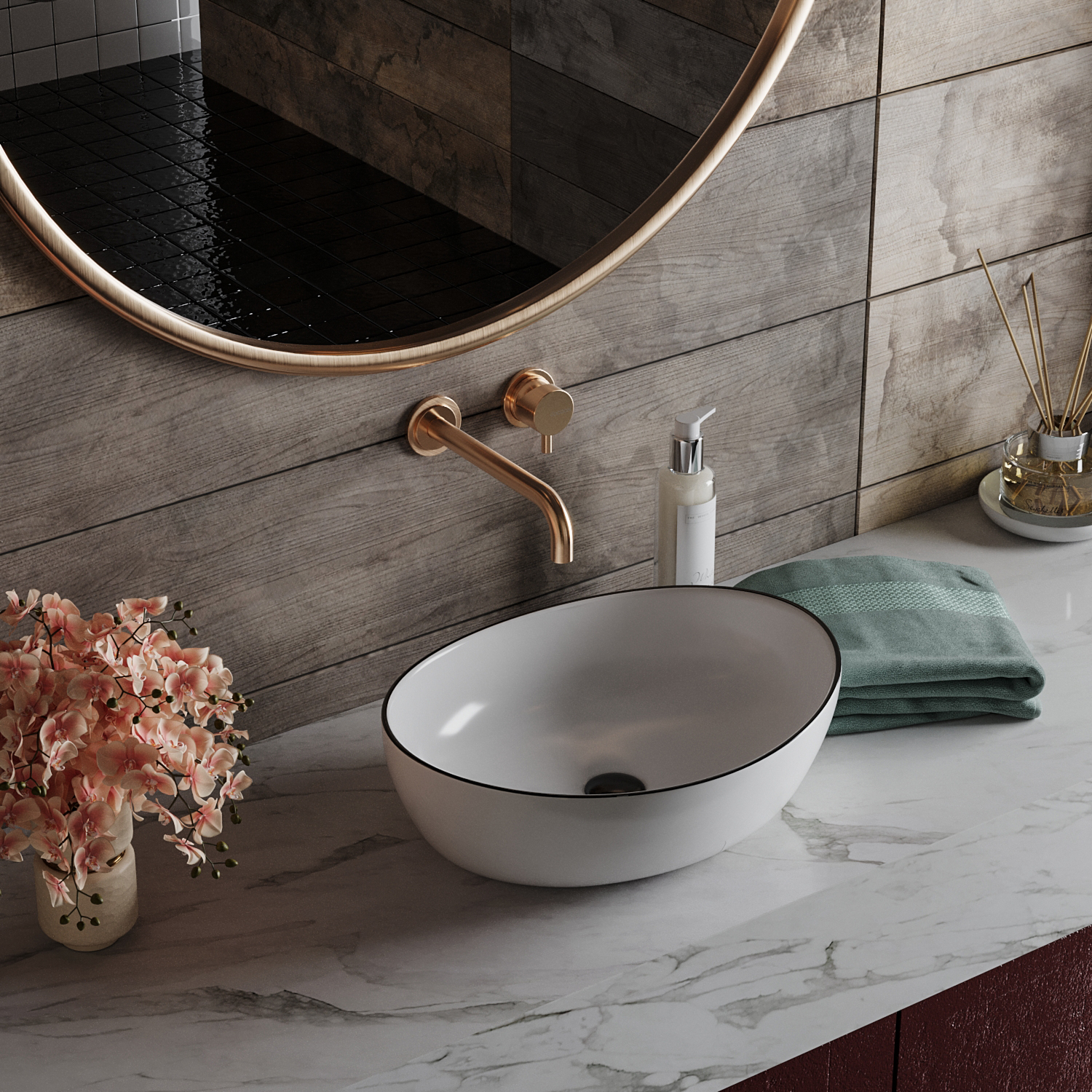 Умывальник Roxen Bocar 570125-B