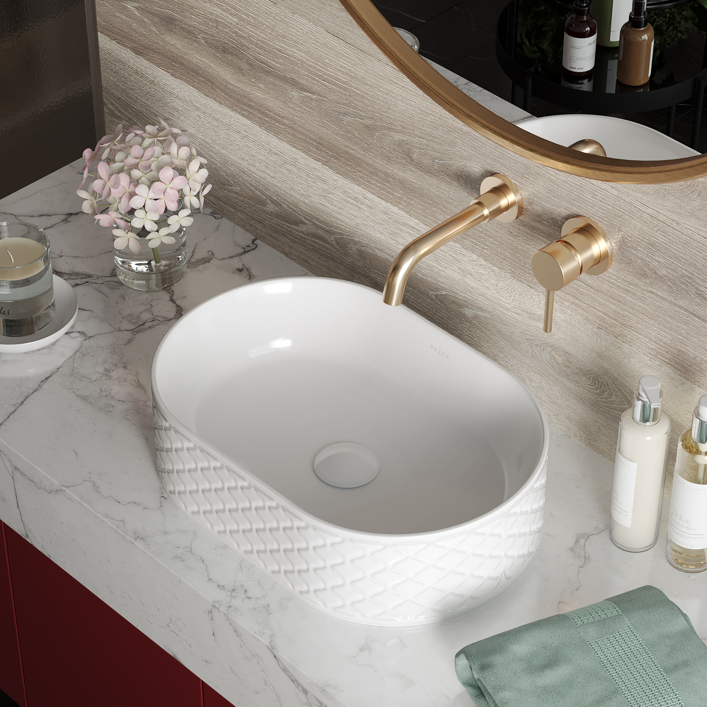 Умывальник Roxen Vine Oval 570240