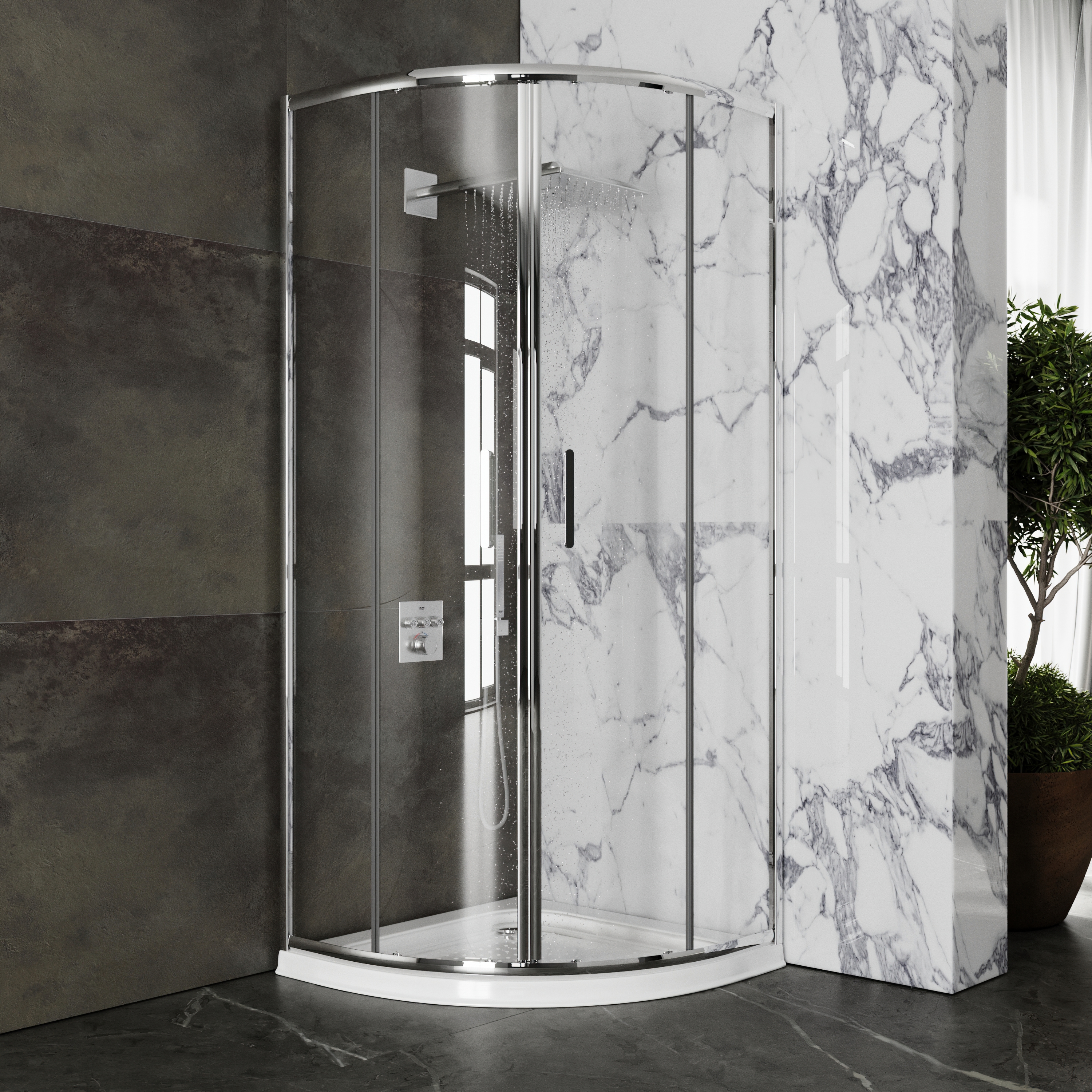 Душевой уголок Roxen Santi 55020-80 (80*80*195)