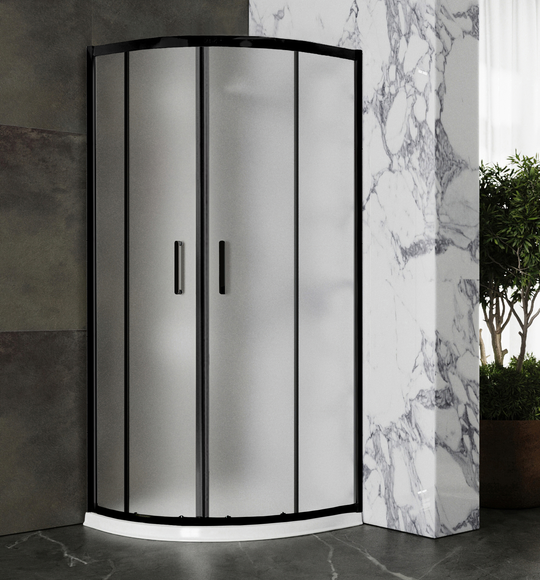 Душевой уголок Roxen Santi 55020-90BC (90х90х195)
