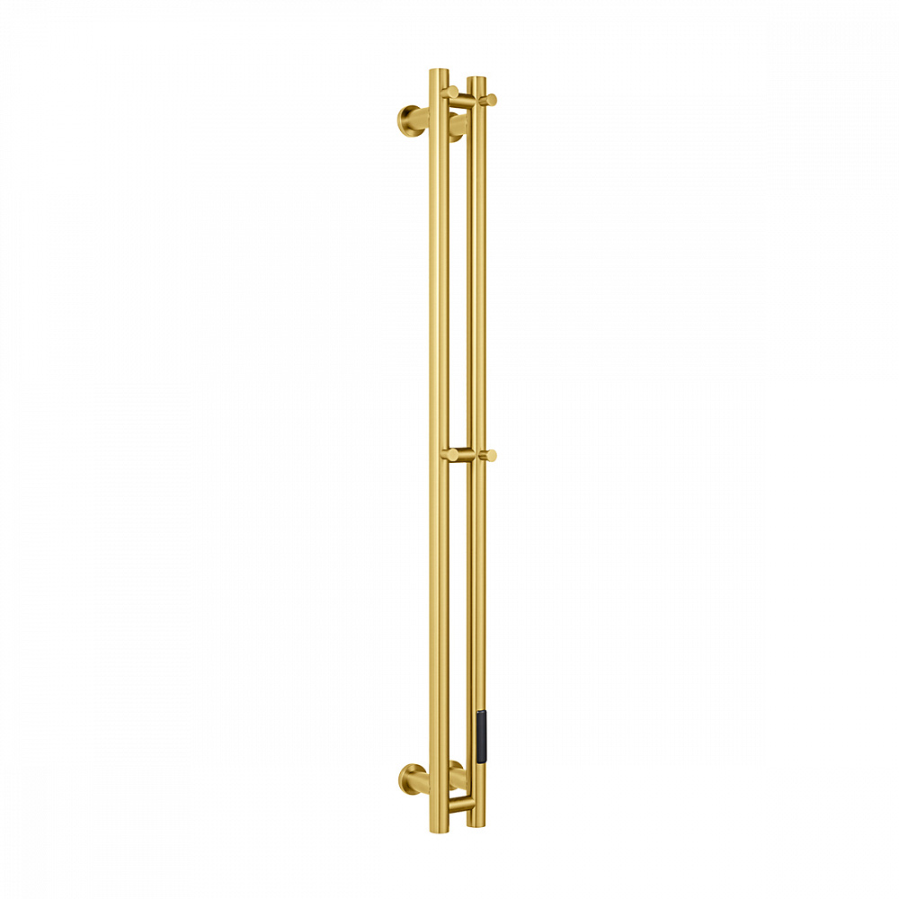 Полотенцесушитель электрический RAGLO R350.11.03 настенный сенсорный узкий с терморегулятором , сатин золотой