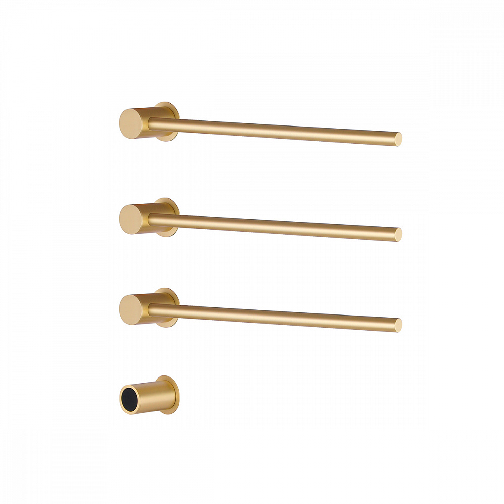 Полотенцесушитель электрический RAGLO R350.51.03 встраиваемый сенсорный с терморегулятором , сатин золотой